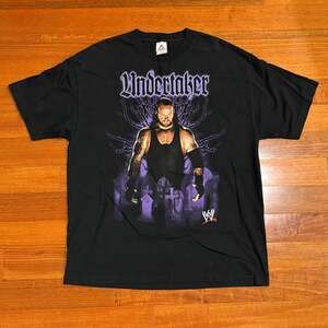 Vintage 2007 WWE The Undertaker Grave Yard Double Sided T-Shirt